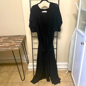 FP Beach short sleeve tie front maxi dress EUC